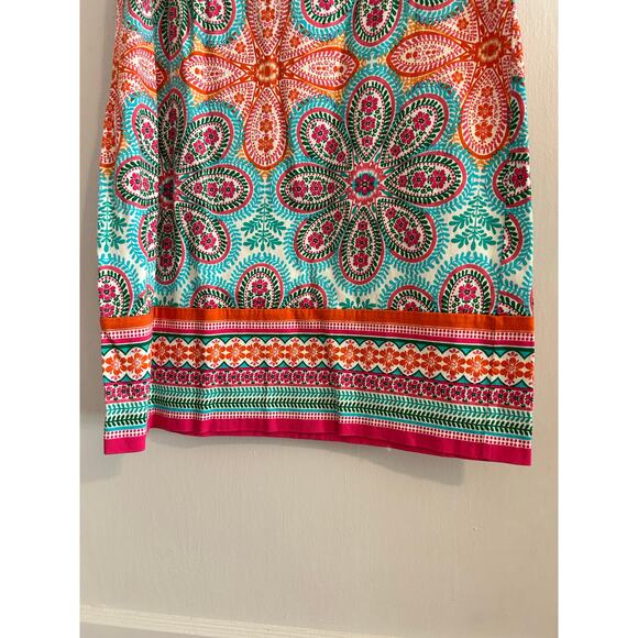 London Style Paisley Shift Dress - Size 4 - Picture 5 of 14